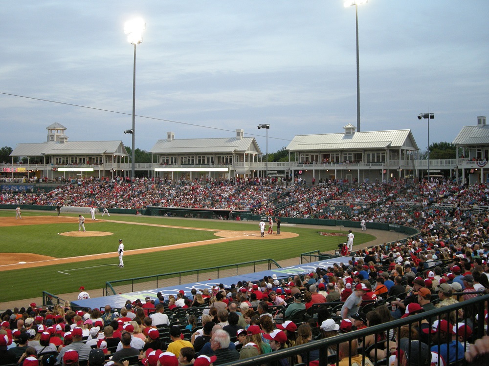 Frisco RoughRidersの本拠地・RiderField(Seven Up Ballpark and Dr Pepper Ballpark)