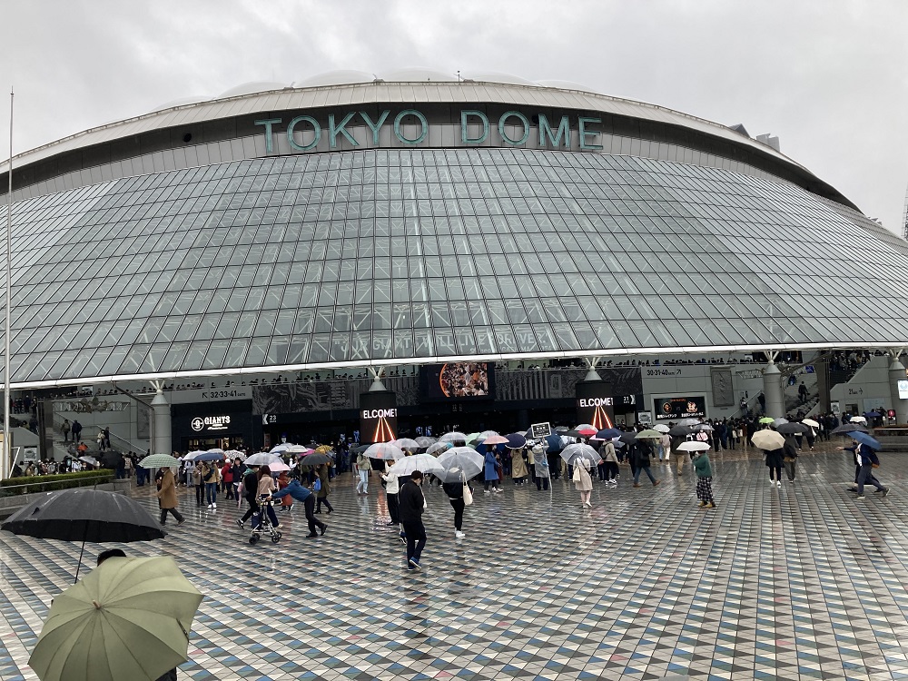 現役で世界一古いドーム球場・東京ドーム