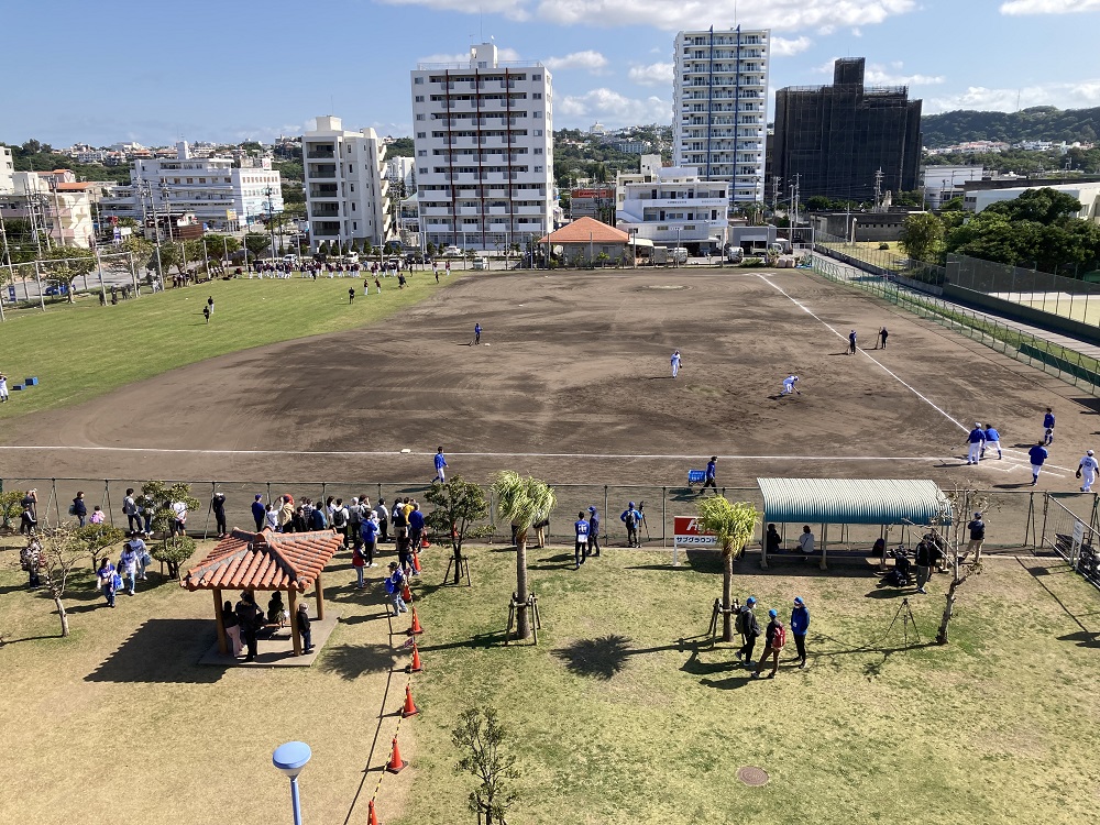 中日ドラゴンズのキャンプ地・北谷公園野球場のサブグラウンド