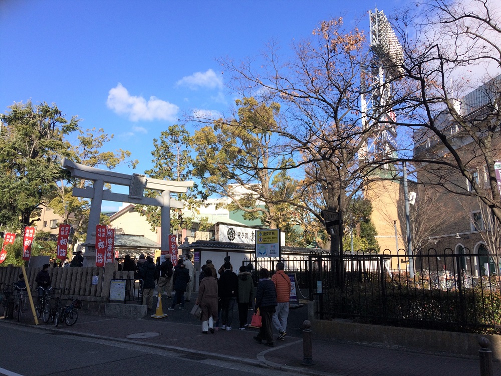 2021年コロナ元旦の朝・素戔嗚神社の初詣