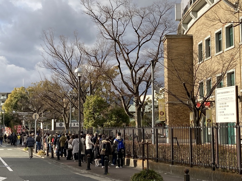 2022年・素戔嗚神社の初詣客