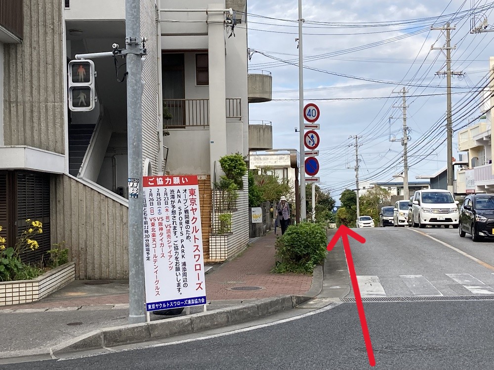 浦添運動公園通り