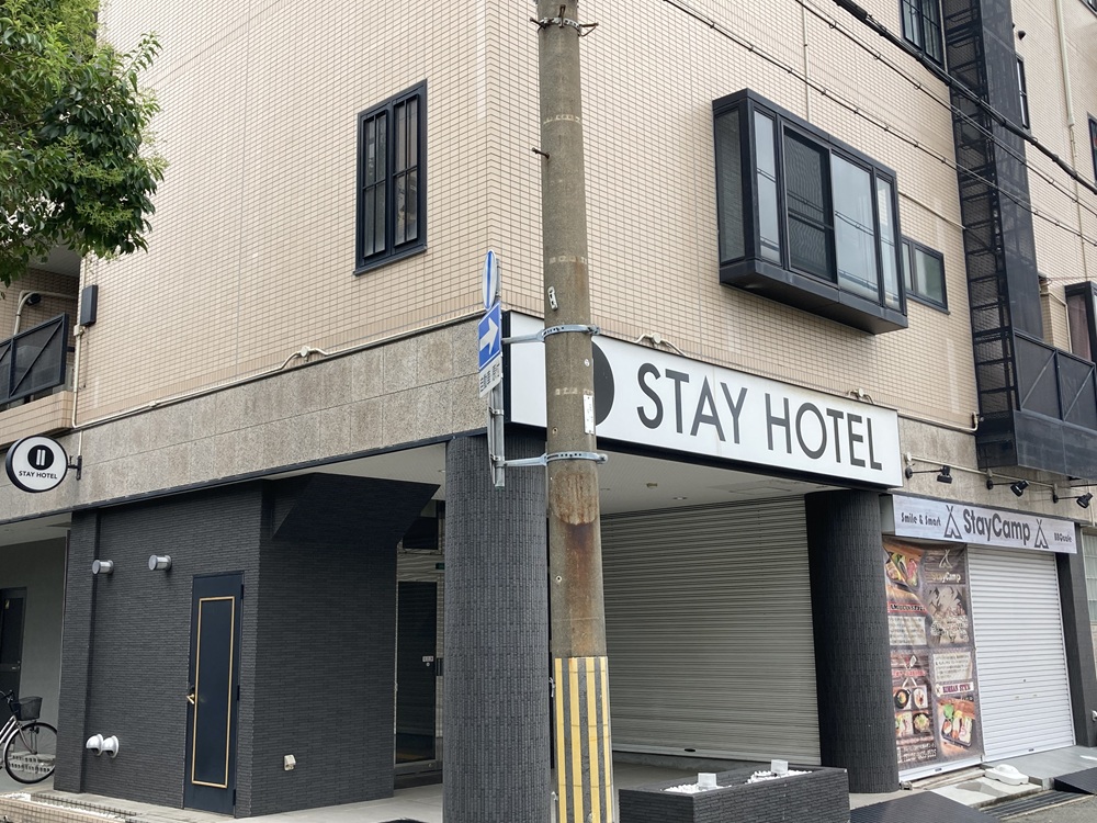 ステイホテル入口（杭瀬駅）