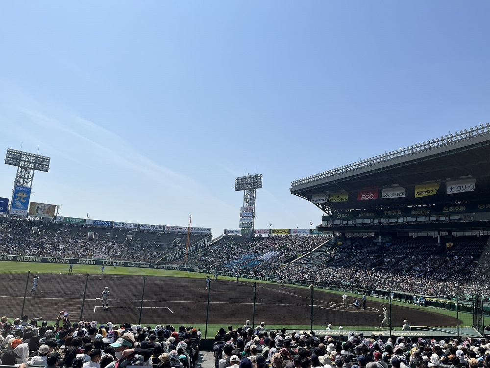 甲子園球場アイビーシート8段30番
