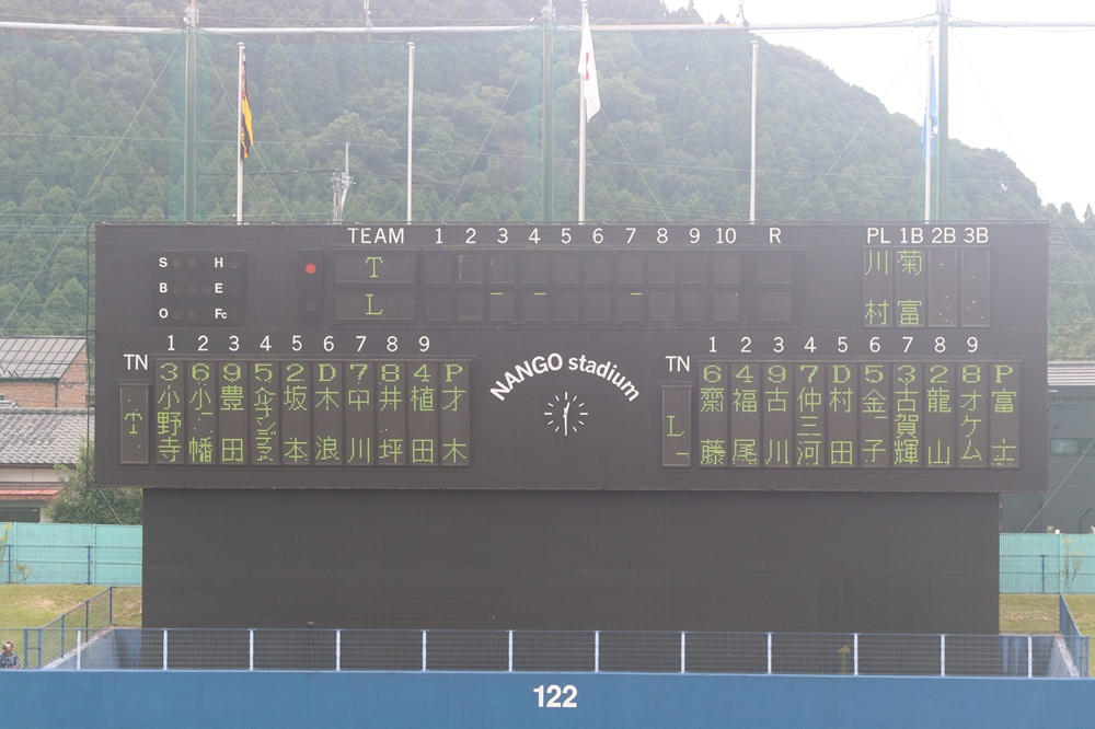 宮崎フェニックスリーグの先発メンバー（阪神タイガース）