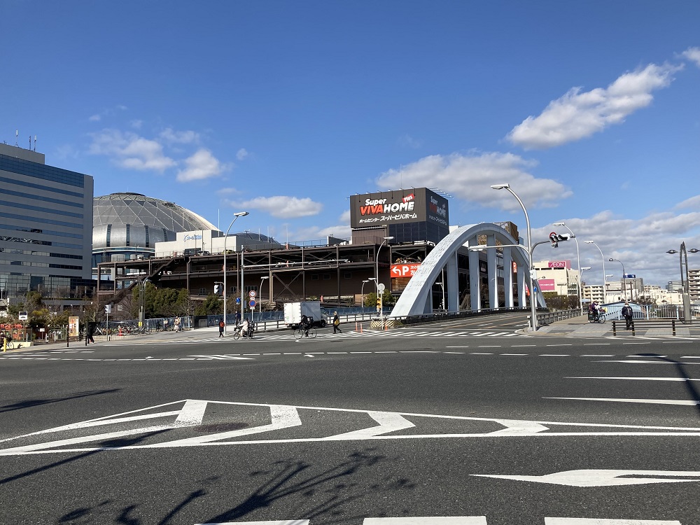 京セラドーム大阪近くの橋