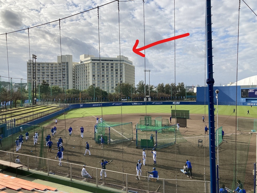ラグナガーデンホテル・横浜DeNAベイスターズ宜野湾キャンプに一番近い