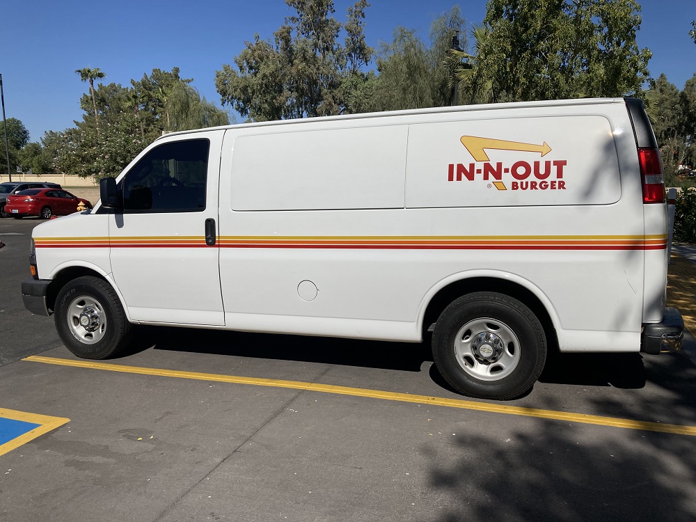 大谷翔平選手がお気に入り「In-N-Out Burger」のハンバーガーの輸送車