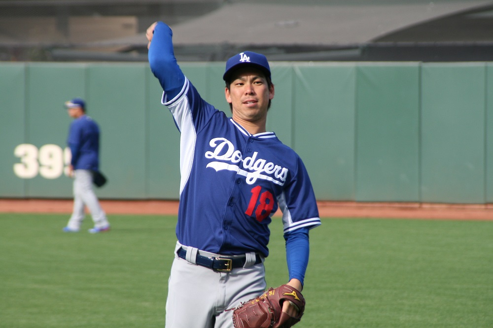 前田健太投手（ロサンゼルス・ドジャース）