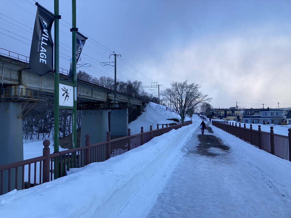 エスコンフィールド北海道への道中にある橋