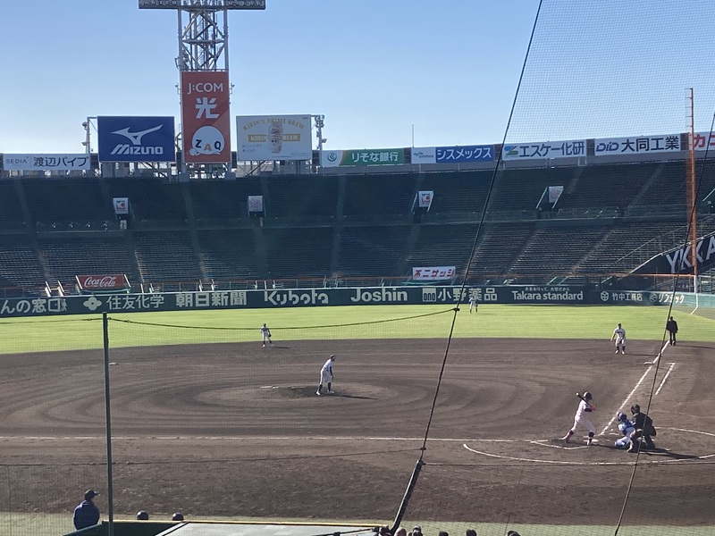 甲子園球場「グリーンシート」の10段147番