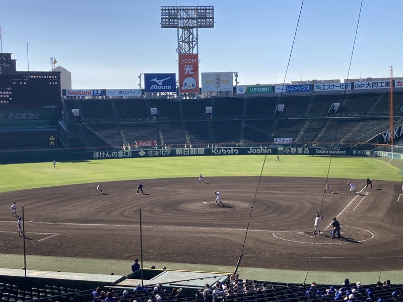 甲子園球場「グリーンシート」の20段150番