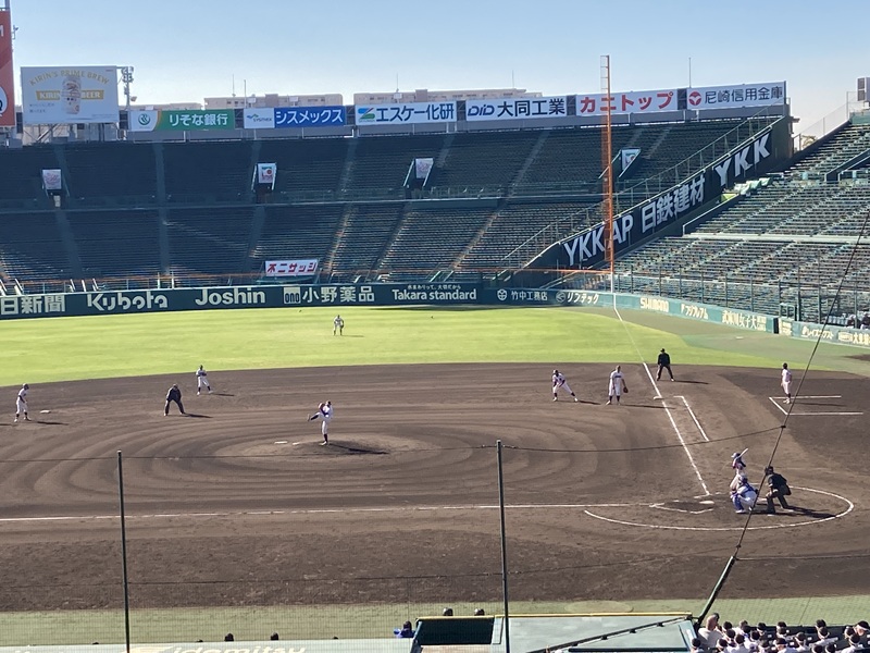 甲子園球場「グリーンシート」の20段171番