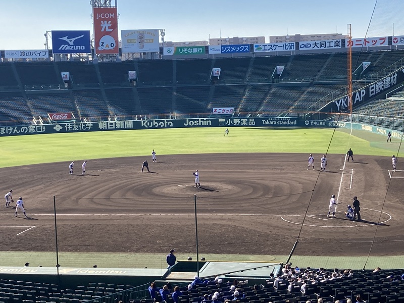 甲子園球場「グリーンシート」の21段181番