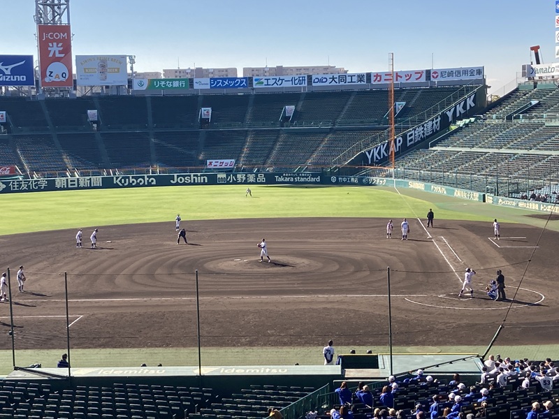 甲子園球場「グリーンシート」の21段201番
