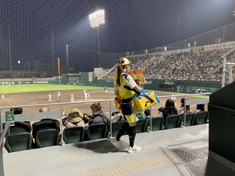 SGLスタジアム尼崎の売り子