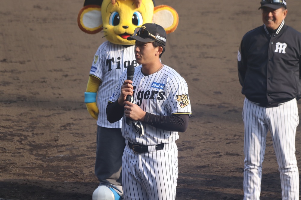 立石正広選手（阪神タイガース）