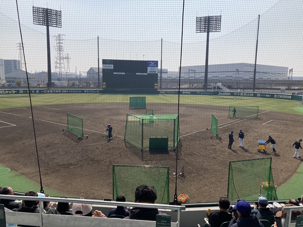 「SGLスタジアム尼崎」ネット裏指定席 1段261番