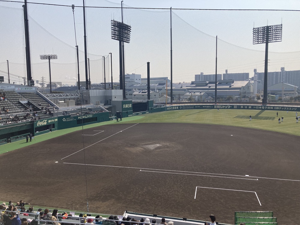 「SGLスタジアム尼崎」1塁内野指定席 10段131番