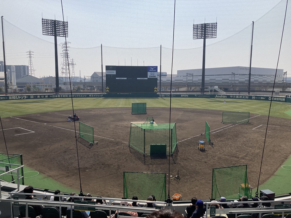 「SGLスタジアム尼崎」ネット裏指定席 4段261番