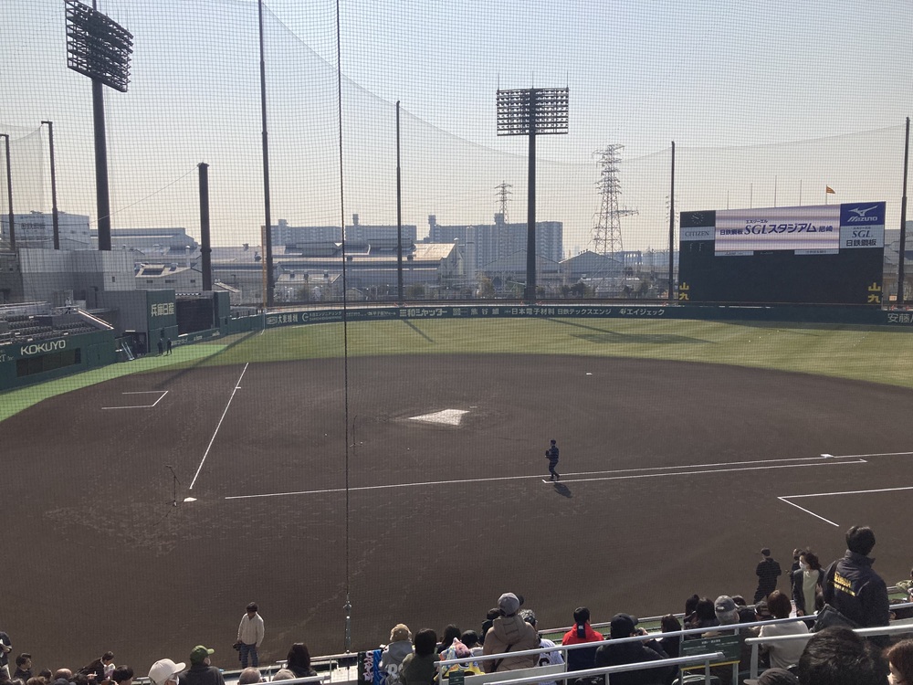 「SGLスタジアム尼崎」1塁内野指定席 5段201番