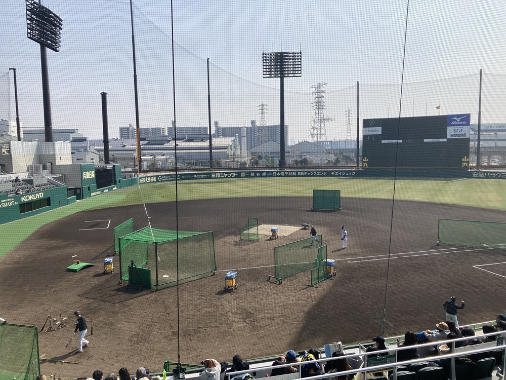 「SGLスタジアム尼崎」ネット裏指定席 5段221番