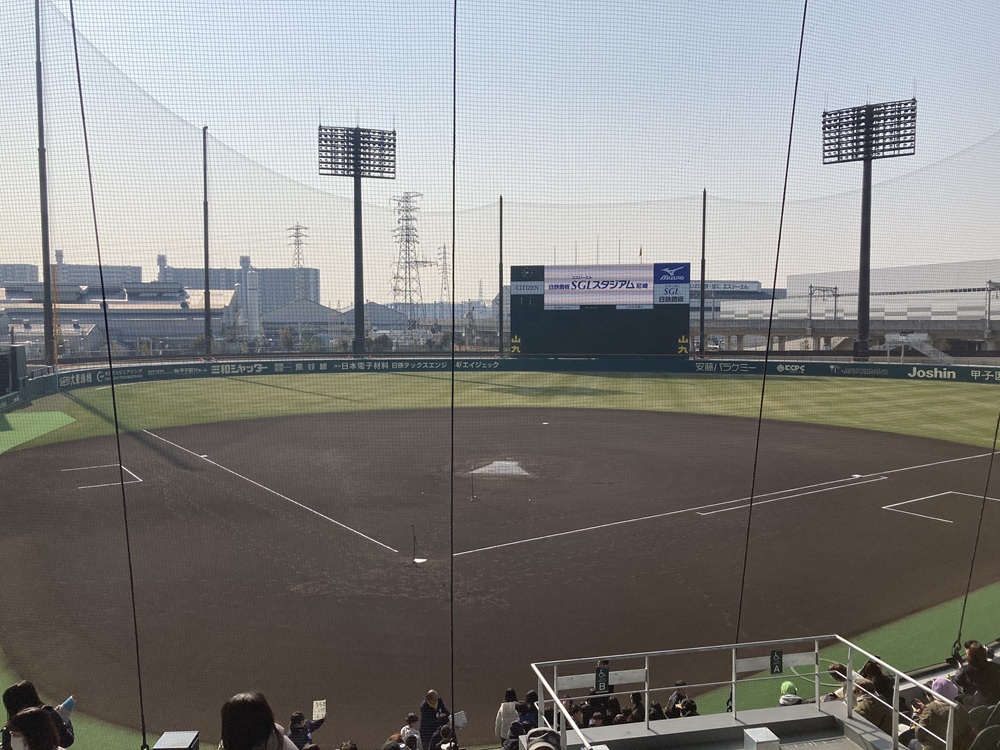 「SGLスタジアム尼崎」ネット裏指定席 5段241番