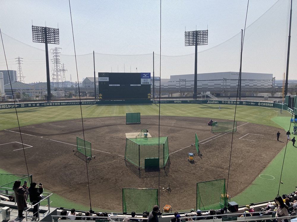 「SGLスタジアム尼崎」ネット裏指定席 8段261番