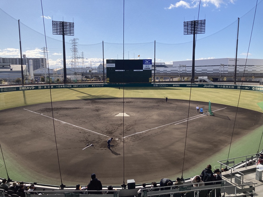 「SGLスタジアム尼崎」ネット裏指定席 8段251番