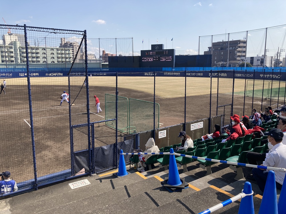ナゴヤ球場のブルペン