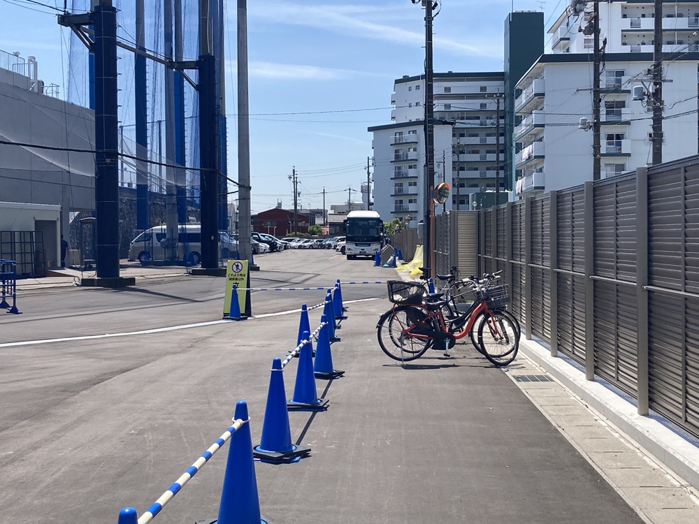 ナゴヤ球場の駐輪場