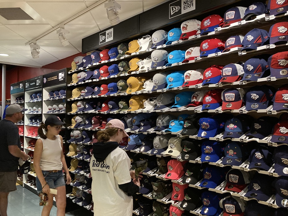 マイナーリーグ球場（Lehigh Valley）のグッズショップ
