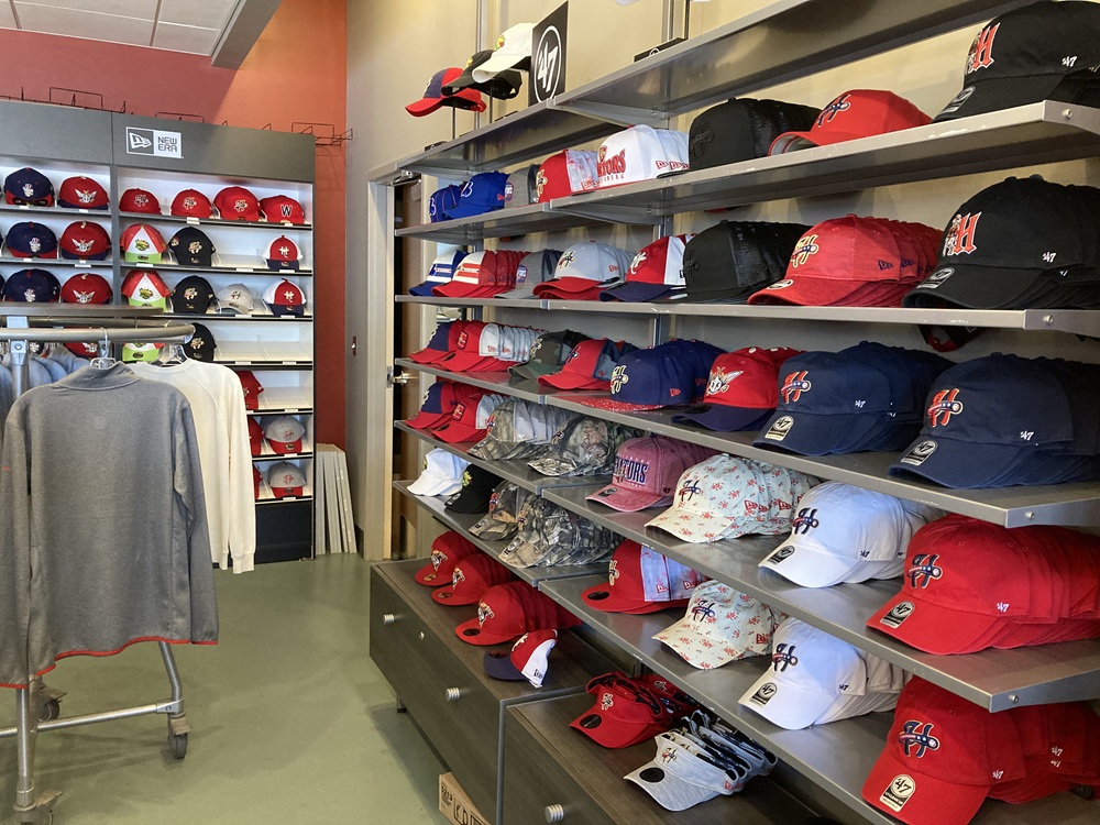 マイナーリーグ球場のグッズ売り場