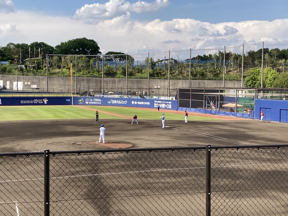 6段目からの見え方(鎌ヶ谷スタジアム)